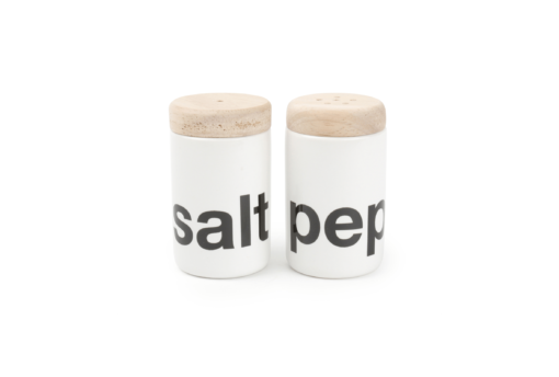 Peper -en zoutstel Salt & Pepper White Loft keramiek wit